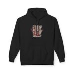 Enjoy Every Moment hoodie | Inspirational Typography, Floral Accent