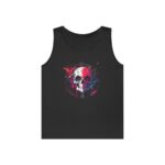 Skull Splash Tank Top — Colorful Grunge Skull Graphic Tank