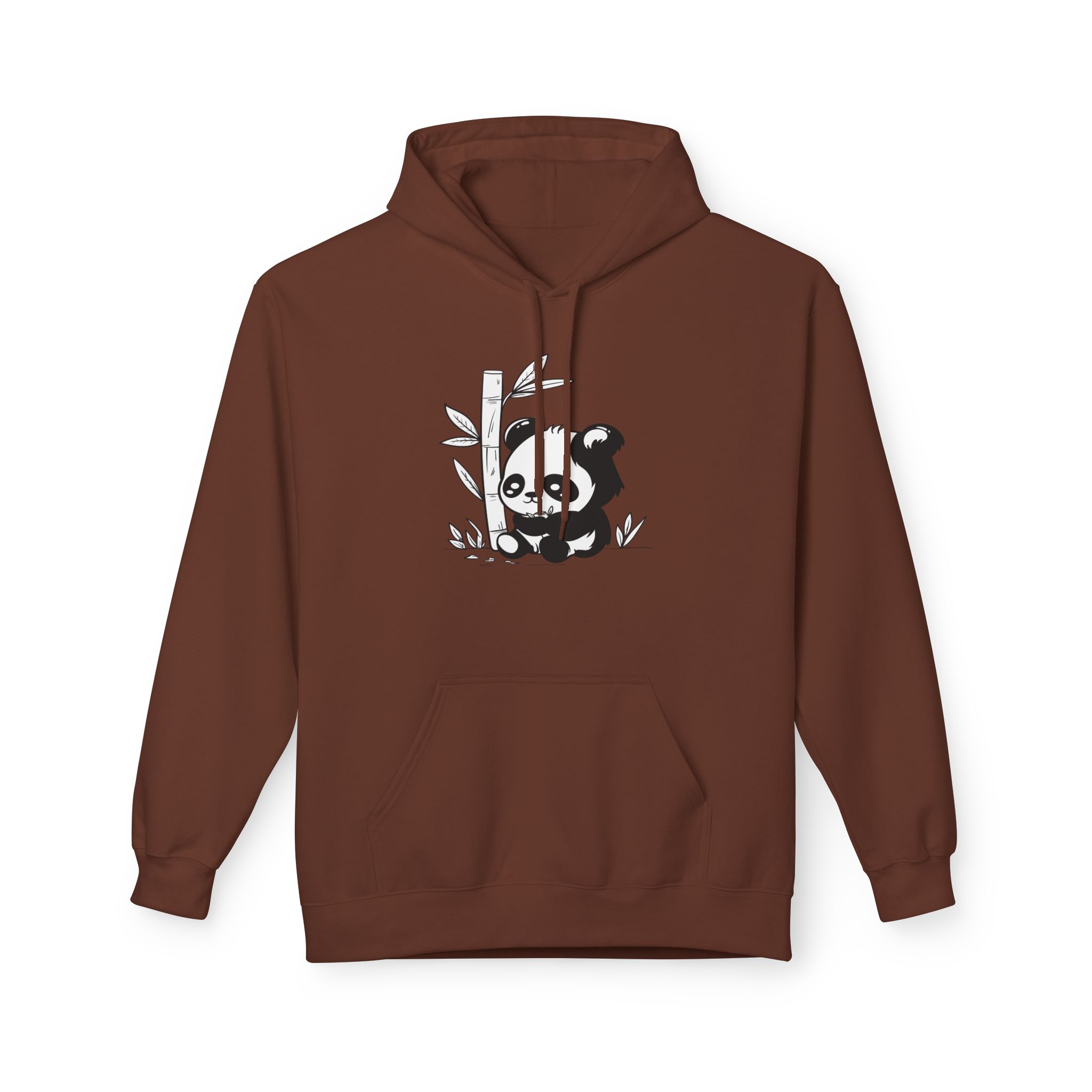1956568641454945841_2048.jpeg Adorable Baby Panda Peeking Hoodie | Cute Bamboo Graphic - Image 1