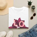 LOVE Floral T-Shirt — Pink Hibiscus Graphic Tee