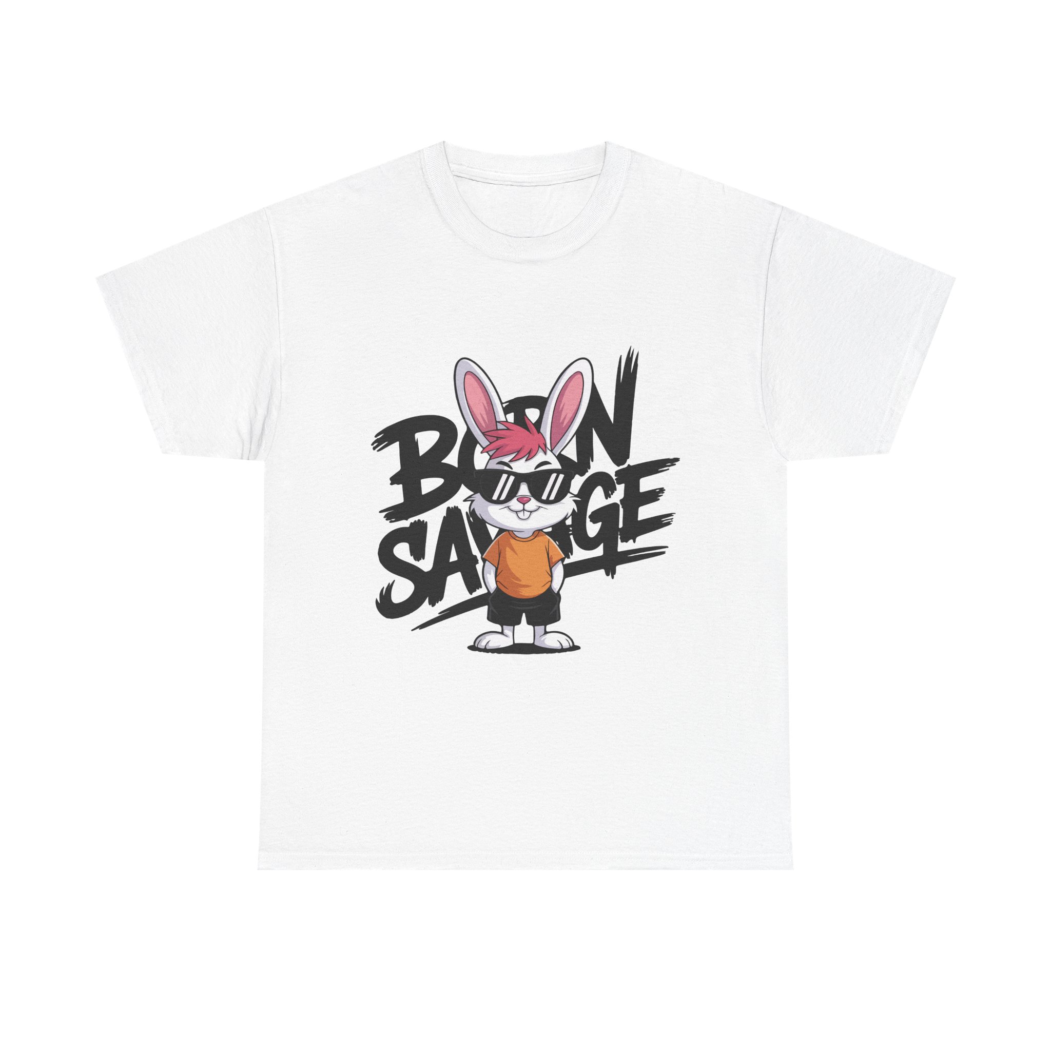 858085729724241452_2048.jpeg Bunny Savage T-Shirt — Cool Cartoon Bunny Graphic Tee - Image 1