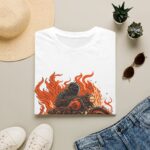 Biker Flames T-Shirt — Motorcycle Rider Graphic Tee
