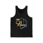 Leader 91 Generation Tank Top — Retro Athletic Graphic Jersey Tank