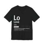 Love definition Tee | Typography love shirt, dictionary style
