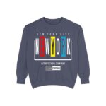 New York City Color Block NEW YORK Sweatshirt | Vintage Urban Graphic
